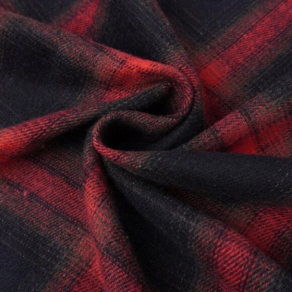 Red Mens Patched Coat - Picture 3 of 5